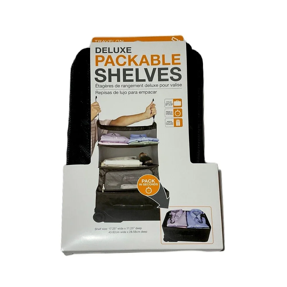 Travel on-Deluxe Packable Shelves
